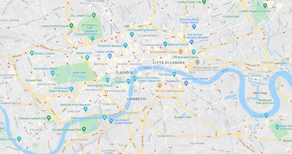 Mappa Di Londra Gratuita Mappa Della Metropolitana E Altre
